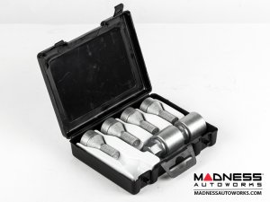 Alfa Romeo 4C Wheel Locks - Farad - Silver - Starlock